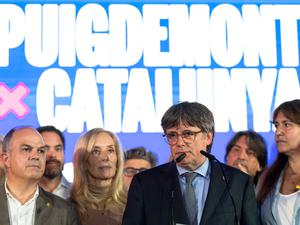 Die konservativ-liberale Partei Junts des Separatistenführers Carles Puigdemont kam bei der Wahl zum neuen Regionalparlament in Katalonien nur auf Platz zwei.
