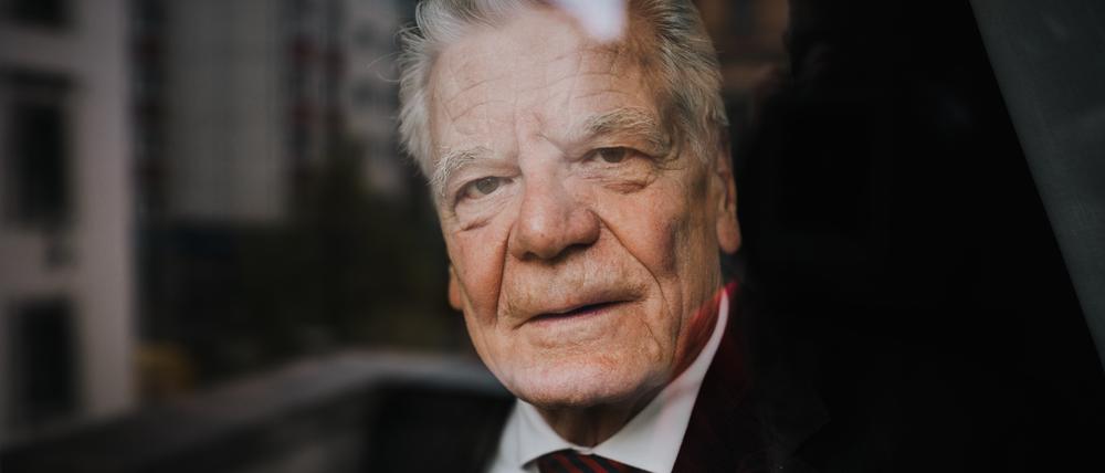 Joachim Gauck, fotografiert am 19. April 2023 in Berlin.