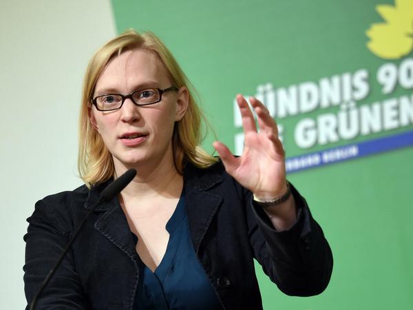 Die Grünen-Kandidatin für das Bundestagsdirektmandat, Nina Stahr. (Archivbild)