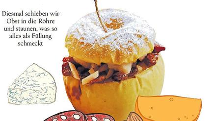 Nicht nur zu Weihnachten ein köstlicher Allesverwerter: Der Bratapfel