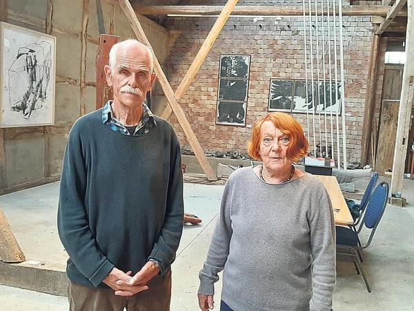 Bildhauer aus Berlin, die nun im Wendland leben: Klaus Müller-Klug und seine Frau Monika.