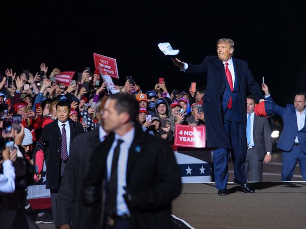Donald Trump bei seinem Auftritt in Duluth, Minnesota, am vergangenen Mittwoch.