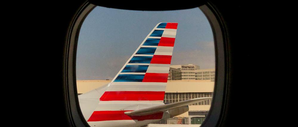 Ein Flugzeug der "American Airlines" (Symbolfoto).