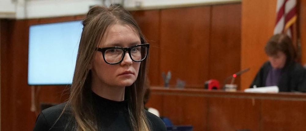 Anna "Delvey" Sorokin bei einer Gerichtsverhandlung 2019.