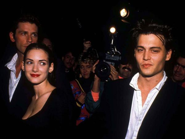 Junge Liebe: Winona Ryder und Johnny Depp im Jahr 1990. 