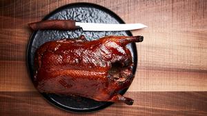 Ganzjähriger Genuss: die Pekingente von Philipp Vogel im „Orania“.