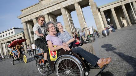 Fahrradausflüge für alle: Der Berliner Verein „Radeln ohne Alter“ hofft auf Spenden.