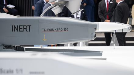 Ein Taurus-Marschflugkörper.