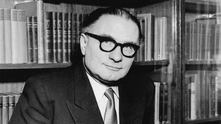Walther Karsch, Theaterkritiker, Mitbegründer und Herausgeber des Tagesspiegel Berlin. Aufnahmedatum: 1950er Jahre..