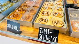 Zimtschnecken gibt es bei Cinnabun’s in Spandau.