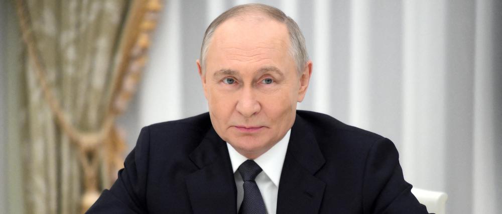 Der russische Präsident Wladimir Putin in Moskau am 1. April 2025.