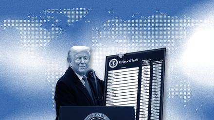 Donald Trump präsentiert seine neuen Zölle