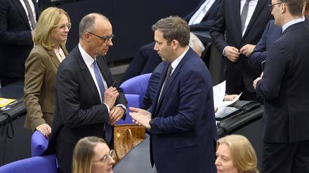 Friedrich Merz und Lars Klingbeil.