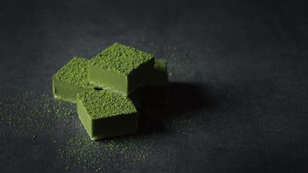 Matcha Yuzu Nama Chocolate aus dem Café Komine in Schöneberg