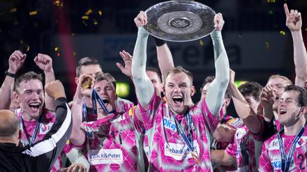 Mathias Gidsel und die Füchse Berlin haben sich erstmals den Meistertitel gesichert.