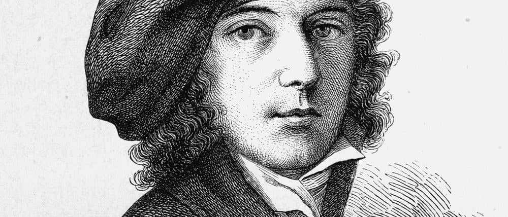 Adelbert von Chamisso (1781-1838), gezeichnet von E.T.A. Hoffmann.