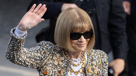 Typisch mit Sonnenbrille: Anna Wintour.