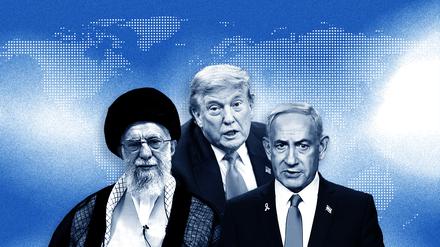 Chamenei, Trump und Netanjahu