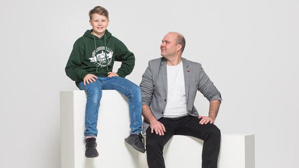 Das Vater-Sohn Duo Nils und Ole König (von rechts nach links). Foto: Gerald Zörner