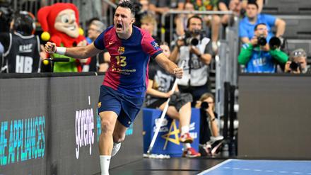 Aitor Arino spielte beim Final Four der Champions League noch für den FC Barcelona, jetzt trägt er das Trikot der Füchse Berlin.