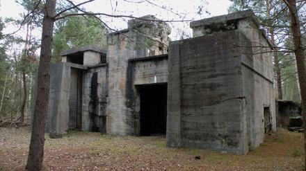 Ein Triebwerksversuchsstand der physikalisch-chemischen Versuchsanstalt auf dem Areal der ehemaligen Heeresversuchsstelle Kummersdorf-Gut (Teltow-Fläming) in Brandenburg.