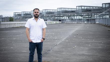 Khaled Al Aboud, Exiljournalist aus Syrien.