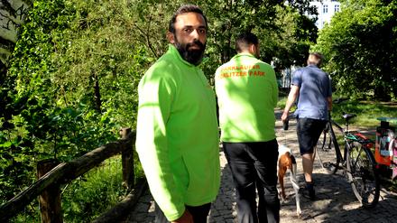 Parkläufer im Görlitzer Park.