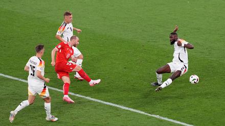 Christian Eriksen beim EM-Spiel gegen Deutschland.