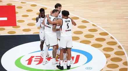 Das deutsche Team präsentiert sich bei der EM als Einheit.