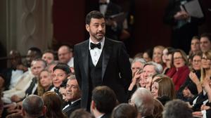 Moderator Jimmy Kimmel.