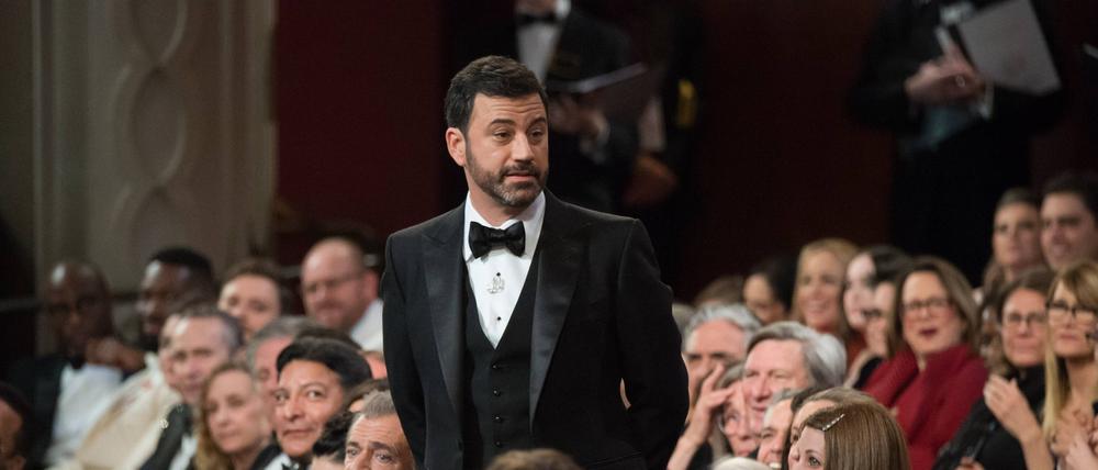 Jimmy Kimmel inmitten seines Publikums.