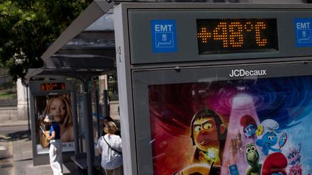 In Madrid erreichten die Temperaturen 2024 teils mehr als 40 Grad Celsius.