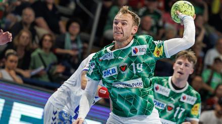 Welthandballer Mathias Gidsel war einmal mehr bester Berliner Werfer.