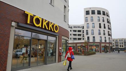 Takko-Filiale in Potsdam. Boumanplatz im Bornstedter Feld.