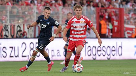 Tom Rothe (r.) kam in dieser Spielzeit bei Union häufiger als Innenverteidiger zum Einsatz als auf der Außenbahn.