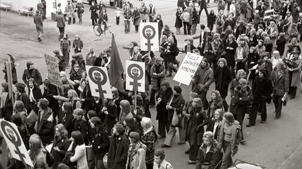 Allein in der Hauptstadt Reykjavik kamen am 24. Oktober 1975 25.000 Frauen zusammen.