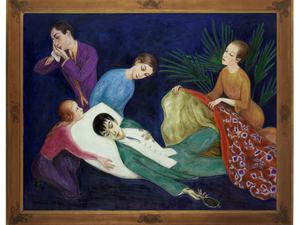 Nils Dardel malte „Der sterbende Dandy“ im Jahr 1918.