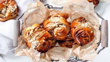 Rezeptfotos aus Backbuch „Das ultimative Zimtschnecken-Backbuch“ von Katharina Laurer.