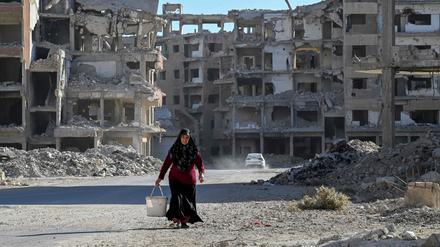 Totale Zerstörung: Hier eine Aufnahme von Daraya, einem Vorort von Damaskus.