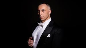 Der polnisches Bassist Rafał Korpik