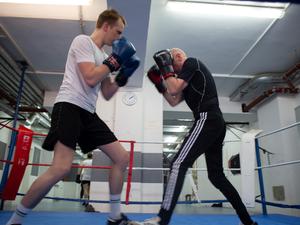 Wer genug Erfahrung besitzt, darf bei den Boxkerlen auch in den Ring steigen.