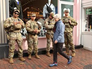 Mitglieder der US-Nationalgarde Ende Oktober in Washington