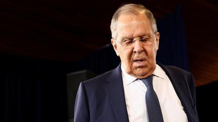 Lawrow ist seit vielen Jahren Russlands Chefdiplomat.