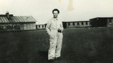 Unbekannter französischer Häftling, Aufnahme vom 28. April 1945.