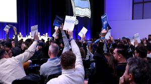 Bei Hertha BSC steht die Mitgliederversammlung auf dem Programm.