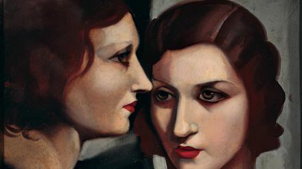 1931 schuf Tamara de Lempicka das Porträt zweier Freundinnen. Die Darstellung hat verblüffende Ähnlichkeit mit einem Bildnis von Botticelli.