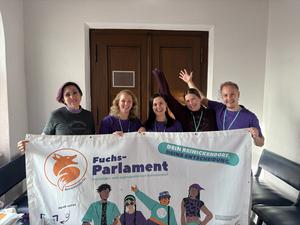 Das Organisationsteam vom „Fuchs-Parlament“ in Reinickendorf will viel bewegen.
