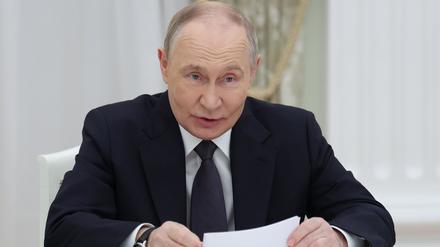 Der russische Präsident Wladimir Putin-