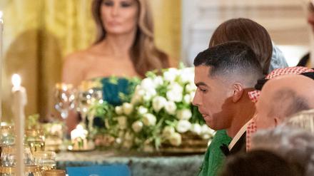 Gast im Weißen Haus: Superstar Cristiano Ronaldo.