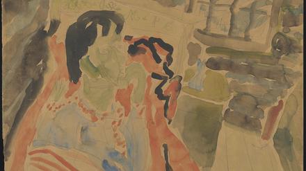 Ernst Ludwig Kirchners aquarelliertes Selbstbildnis „Im Bett liegender kranker Mann“ von 1918 kehrte im Oktober zu den Sammlererben zurück.